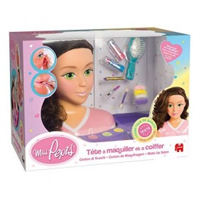 JUMBO - Tête à maquiller et à coiffer Miss Pepis - Avec de nombreux accessoires - Mixte - Dès 5 ans
