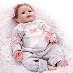 YANRU PoupéE BéBé Reborn, 22 Pouces/55 Cm Reborn Dolls, Ayez LAir RéEl BéBé Reborn RéAliste - Cadeaux Faits à La Main RéAlis