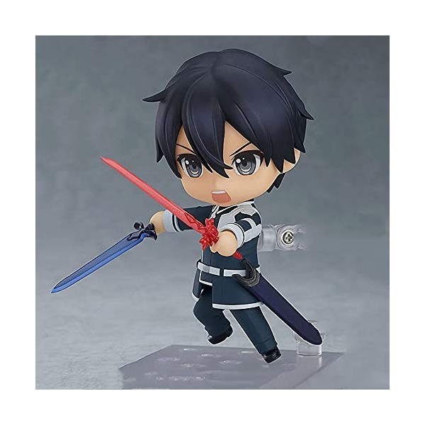 Poupée modèle Kirigaya Kazuto version Q, posture debout, le protagoniste masculin du roman "Sword Art Online", mesure 3,9 pou