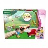 BRIO - 32299 - Circuit Blanche-Neige/Disney Princesses - Coffret Complet 17 pièces - Circuit de Train en Bois - Dès 3 Ans