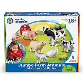 Mamans et bébés de la ferme géants de Learning Resources