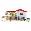 Schleich 42502 Cabinet vétérinaire avec Animaux, dès 3 Ans, Farm World - Coffret, 39 x 11 x 23 cm