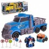 JUINSA-700037 Camion 38 cm + 2 véhicules/Robot Transfor-3st, 700037, Multicolore
