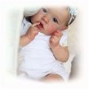 Rebirn Baby, 22 Pouces Fait à la Main en Silicone pour bébé, poupées Qui Ont lair réelles et se sentent réelles, Excellent C