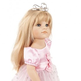 Götz 1359072 Poupée Hannah Princesse - Princess - poupée de 50&nbsp;cm avec de Longs Cheveux blonds et des Yeux Bleus