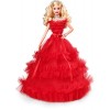 Barbie Signature poupée de collection tenue de Noël, robe rouge cintrée à la taille, édition 30ème anniversaire, jouet collec