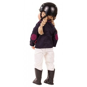 Götz 1466022 Poupée Happy Kidz Anna cavalière de Concours - poupée multiarticulée de 50&nbsp;cm, Cheveux blonds, Yeux Bleus - Set 