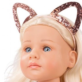 Götz&nbsp;2011020 Poupée Little Kidz Elli - Poupée multiarticulée de 36&nbsp;cm avec des Cheveux blonds et des Yeux Bleus - Set de 10&nbsp;p