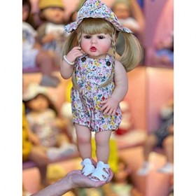 Reborn Poupée Fille - 22 Pouces Réaliste Grande Taille Doux Corsé Bébé Poupée, Reborn Bébé Poupée Regards comme Un Vrai Bébé,