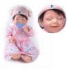 Poupée Reborn, poupées de bébé Reborn de 18 Pouces en Silicone, poupées de bébé dapparence réelle Mignonnes et réalistes, Le