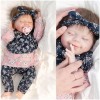 Poupée Reborn Girl, 18 Pouces 46 cm, poupées Mignonnes et réalistes en Silicone, poupées Reborn Qui semblent réelles, Le Meil