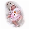 Poupées bébé Qui semblent réelles, poupée bébé Reborn de 18 Pouces, Corps Complet en Silicone, Corps entièrement en Vinyle, p