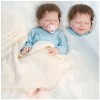 Poupées Reborn Baby Dolls, 18 Pouces Reborn Baby Dolls Silicone, Full Body Vinyl Reborn Dolls Filles, Jouets Cadeaux pour Enf