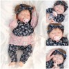 Poupées Reborn pour Tout-Petits, poupée Nouveau-né en Silicone de 18 Pouces, avec kit dalimentation, bébé Fille Reborn, Cade