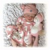 Baby Girl Reborn, 45,7 cm en Silicone, Une poupée Qui Semble réelle, pour laccompagnement, E C 