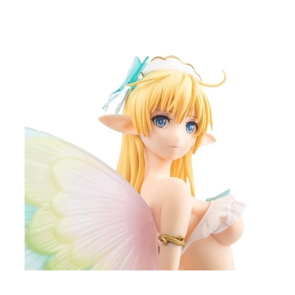 Gexrei 30 cm/11,8 Pouces Fairy Queen Elaine 1/5 -Figurine danime/Figurine daction/Figurine Ecchi/Vêtements Amovibles/Belle 