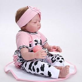 Poupée Reborn de 55 cm, faite à la main, pour donner à votre enfant ou à un ami un souvenir inoubliable lors des jours spécia