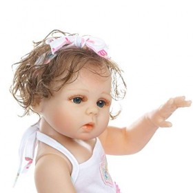 Reborn Doll Fille Réaliste Reborn Bébé Poupée 20 Pouces 48Cm Réel Fait À La Main Doux Bébé Reborn Poupées pour Garçons Filles