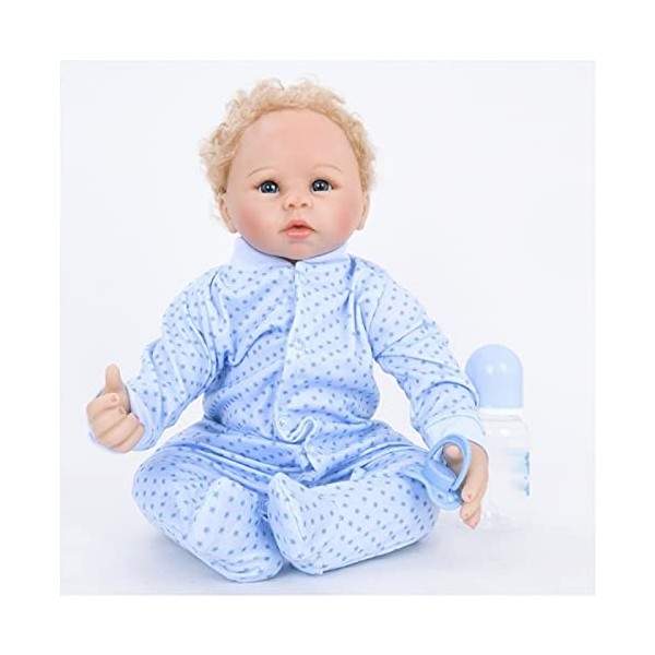 Poupée Reborn, 55 cm en vinyle, poupée Reborn Baby Doll Girl – Coffret cadeau pour enfants