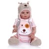 Poupée Reborn en Silicone, Paquet de 18 Pouces avec Jouets dalimentation, poupées en Vinyle pour bébé Reborn, poupées Qui se