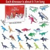 24 pièces calendrier de lavent dinosaure, dinosaure jouet, enfants calendrier de Noël, calendrier de lavent dinosaure garço