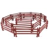 Jouet Clôture Cheval, 40 Pièces Clôture Jouets,Simulation Ferme Modèle,Mini En Plastique Jardin,Clôture Jouet Ferme,Clôture A