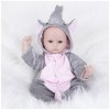 Girl Dolls Poupées en vinyle et silicone 40,6 cm Poupée Reborn Baby Reborn Jouet Cadeau pour les enfants