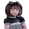 24 Pouces 60 Cm Priness Fille Bébé Reborn Poupée, Vinyle Souple Silicone Reborn Poupée Réaliste Filles Nouveau-Né Réaliste Po