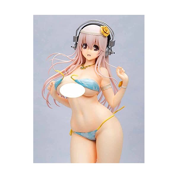 ZORKLIN Super Sonico Vacances dété ver. 1/4.5 Figure complète/Figure danime/Figure ECCHI//vêtements Amovibles/modèle de Per