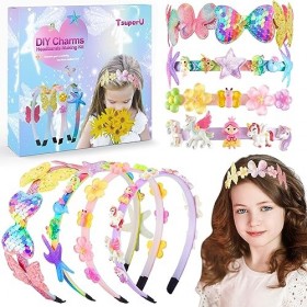 Cadeau Fille Jouet Fille 6-12 Ans Serre Tete Kit Bricolage Enfant, Calendrier De LAvent Idee Cadeau Noel Rigolo Accessoire C