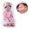 Poupées Reborn Baby Dolls, 18 Pouces Full Silicone Reborn Baby Dolls, Full Vinyl Body Poseable Reborn Dolls Filles, Meilleurs