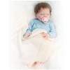 Poupées Reborn Baby Dolls, 18 Pouces Full Silicone Reborn Baby Dolls, Full Vinyl Body Poseable Reborn Dolls Filles, Meilleurs