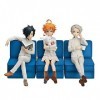 Anime Figurine The Promised Neverland Personnages Emma Ray Norman Collection Statues Modèle PVC Poupée Jouets Décoration Cade