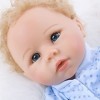 Poupée Reborn Baby Doll – Bébé en silicone de 55,9 cm qui ont lair réels – Poupées Reborn – Cadeau pour enfants de 3 à 10 an