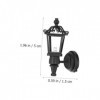 ibasenice 4 Pcs Mur Lampe Maison De Poupée Kit DÉclairage Miniatures Meubles Lampadaire Miniatures pour Maison De Poupée Min