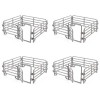 Jouet Clôture Cheval, 40 Pièces Clôture Jouets,Simulation Ferme Modèle,Mini En Plastique Jardin,Clôture Jouet Ferme,Clôture A