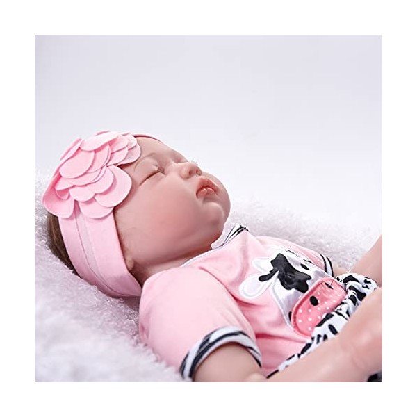 Poupées Reborn réalistes de 55,9 cm – Avec un ensemble de vêtements – Poupée Reborn Baby Doll – pour filles et enfants Cadeau