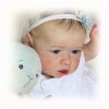 Nouveau-né réaliste, Paquet de 22 Pouces 55 cm avec Jouets dalimentation, poupées de bébé Nouveau-né en Vinyle, poupées Qui 