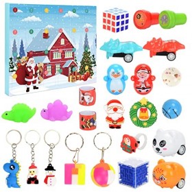 JORAKI Calendrier de lAvent 2023 Enfants, Calendrier de Noël Jouet Cadeau pour Enfants 24 Jours Calendrier de Compte à Rebou