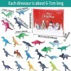 2022 Calendrier de lAvent, 24 types de vie Dinosaures Jouets pour enfants,Calendrier de lAvent La vie Dinosaures,Calendrier