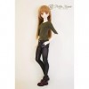 Petite Marie Japon pour poupée 1/3 58,4 cm 60 cm DDS Dollfie Dream Sister BJD Okayama Kojima Processing Vintage Jean court 