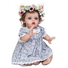 Reborn Tout-Petits Filles, 14 Pouces 35 Cm Vraie bébé Fille Silicone Reborn, poupée Reborn réaliste