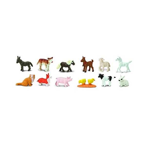 Plastoy - 6812-04 - Figurine - Animal - Tubo Bebes De La Ferme