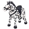 Homgoday Licorne en Peluche debout Blanc et Rose XXL Accessoires pour Poupées en Peluche