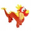 Toyvian 5 Pièces Dragon en Peluche Jouet Zodiaque Animal Statue Peluche Animal Jouet Sac dargent Poupée Décor Zodiaque Drago