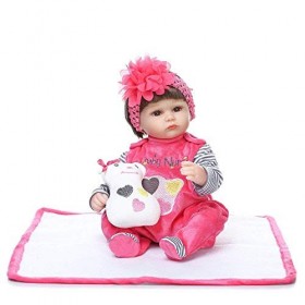 Poupées bébé Reborn, poupées nourrissantes, Simulation de poupée bébé Renaissance Peluche poupée Filles Jouets créatifs
