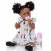 Fait à la Main 22 Pouces en Silicone Souple réaliste à la Recherche de bébé Reborn poupée réaliste Nouveau-né poupées Fille J