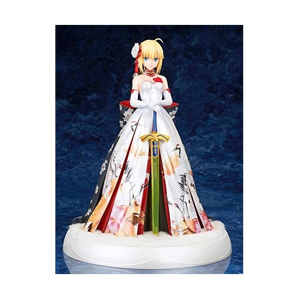 OneOneSay Chiffre danime 1/7 Fate/Stay Night - Saber Kimono Dress Ver. Figurine Modèle de Personnage danime/Statue PVC Coll