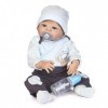 Reborn bébé poupées Renaissance Simulation bébé poupée Silicone Souple Enfants Jouets Fille garçon Cadeaux pour Enfants Jouet