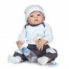 Reborn bébé poupées Renaissance Simulation bébé poupée Silicone Souple Enfants Jouets Fille garçon Cadeaux pour Enfants Jouet